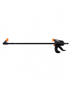 Sargento para sujeción de madera 300 mm, sargento con barra, herramienta de carpintero 30 cm, abrazadera de barra con agarre, br
