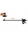 Sargento para sujeción de madera 300 mm, sargento con barra, herramienta de carpintero 30 cm, abrazadera de barra con agarre, br