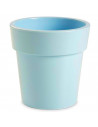 Tradineur - Maceta de plástico redonda con aro desmontable, macetero, tiesto para plantas, flores, balcón, terraza, hogar, 1,65