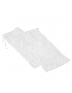 Tradineur - Pack de 2  bolsas para legumbres, mallas, red de nylon para cocción, 2 kg de capacidad, reutilizables, cocina, 35 x