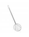 Tradineur - Espumadera de acero inoxidable 41 x 12 cm, paleta de cocina con malla metálica para patatas fritas con agujero para