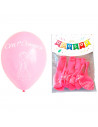 Tradineur - Set de 12 globos para la Primera Comunión de látex de caucho natural, decoración en fiestas, celebraciones, hogar (R