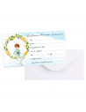 Tradineur - Set de 10 invitaciones para Primera Comunión con sobre, papel, amigos, familia, fiestas, celebraciones religiosas (N