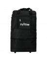 Tradineur - Maleta plegable de tela con 4 ruedas giratorias y asas, bolsa de viaje extensible, 3 posiciones, ligera, resistente