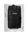 Tradineur - Maleta plegable de tela con 5 ruedas giratorias y asas, bolsa de viaje extensible, 4 posiciones, ligera, resistente