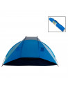 Tradineur - Tienda de playa plegable, tienda de campaña, protección solar, ultraligera, fácil montaje, camping, 240 x 120 x 120