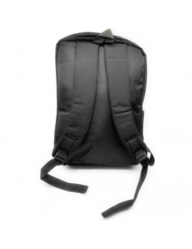 Tradineur - Mochila de tela para portátil con puerto de carga USB y cable USB, trabajo, estudiantes, viaje, 42 x 30 x 12 cm, col
