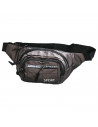 Tradineur - Riñonera sport de hombre de poliéster impermeable con 5 bolsillos con cremallera y correa ajustable, senderismo, 32