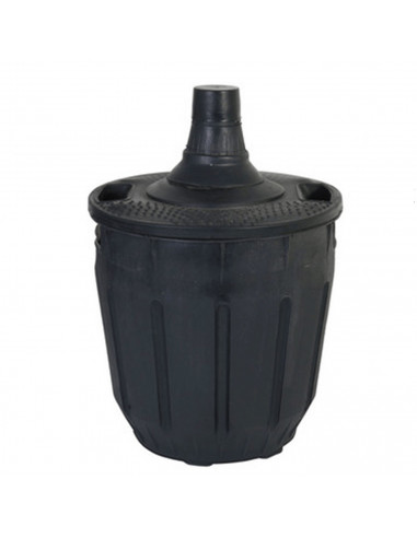 Garrafa de cristal con forro de plástico 10 L con asas. Bidón, damajuana, botella para almacenar agua, vino o licores 42 x 29 x