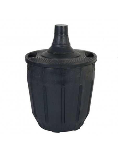 Garrafa de cristal con forro de plástico 10 L con asas. Bidón, damajuana, botella para almacenar agua, vino o licores 42 x 29 x