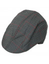 Tradineur - Boina plana de hombre, 65% poliéster y 35% algodón, ajustable, gorra, visera casual, aire libre, talla única, color
