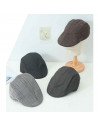 Tradineur - Boina plana de hombre, 65% poliéster y 35% algodón, ajustable, gorra, visera casual, aire libre, talla única, color