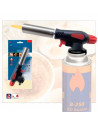 Tradineur - Soplete multiusos - Compatible con bombona B-250 - Quemador para barbacoa - Flambear, caramelizar, tostar, dar color
