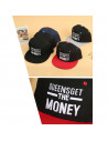Tradineur - Gorra de béisbol ancha "Queens" para hombre con ajuste posterior a presión, 100% poliéster, accesorio sport, skate,