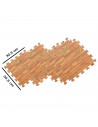 Tradineur - Pack de 9 baldosas de goma eva, grosor de 1 cm, esterilla, puzzle para suelo de gimnasio, fitness, yoga, alfombrilla