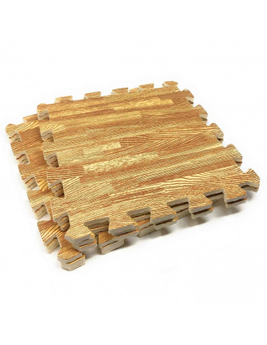 Tradineur - Pack de 9 baldosas de goma eva, grosor de 1 cm, esterilla, puzzle para suelo de gimnasio, fitness, yoga, alfombrilla
