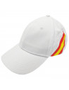 Tradineur - Gorra con la bandera de España, ajuste posterior con hebilla metálica, 100% algodón, deporte, golf, adulto unisex, t