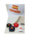 Tradineur - Gorra de España con letras y bandera, ajuste posterior con hebilla metálica, 100% algodón, deporte, golf, adulto uni