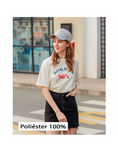 Tradineur - Gorra clásica adulto con ajuste posterior de velcro, 100% poliéster, accesorio deporte, skate, aire libre (Gris clar