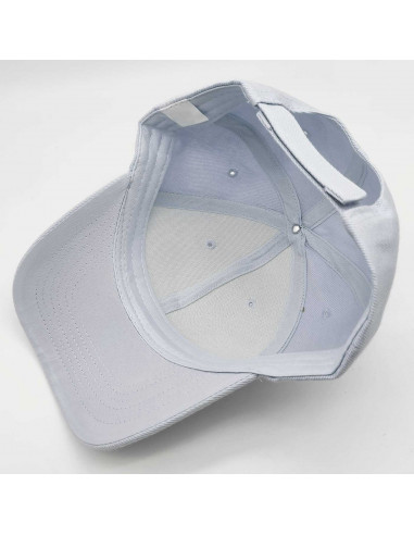 Tradineur - Gorra clásica adulto con ajuste posterior de velcro, 100% poliéster, accesorio deporte, skate, aire libre (Gris clar