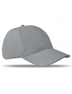 Tradineur - Gorra con ajuste posterior de velcro, adulto, 100% poliéster, accesorio deporte, skate, aire libre (Gris oscuro, tal