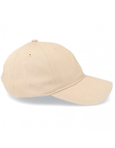 Tradineur - Gorra de adulto clásica, 100% poliéster, ajuste posterior de velcro, accesorio deporte, skate, aire libre (Beis, tal