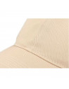 Tradineur - Gorra de adulto clásica, 100% poliéster, ajuste posterior de velcro, accesorio deporte, skate, aire libre (Beis, tal