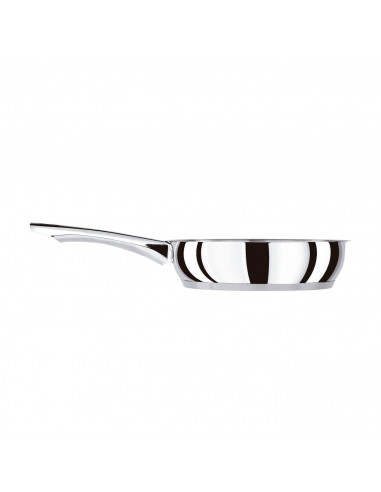 Sartén acero inoxidable 18/10 apta para horno y todo tipo de cocinas, grosor de 6 mm. y diametro de 24 cm.