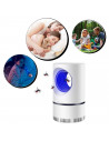Tradineur - Lámpara antimosquitos 5 W, cable usb, luz portátil atrapa insectos, trampa para moscas, polillas, hogar, jardín, 21,