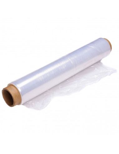 Tradineur - Film transparente de polietileno, apto para contacto con alimentos, impermeable, resistente, fácil de cortar, cocina