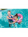 Tradineur - Flotador hinchable infantil de Minnie Mouse, vinilo, incluye válvula de seguridad, inflable para niñas, playa y pisc