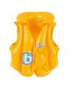Tradineur - Chaleco hinchable infantil, incluye hebillas ajustables, cuello inflable y 3 cámaras de aire, niños, playa, piscina