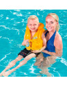 Tradineur - Chaleco hinchable infantil, incluye hebillas ajustables, cuello inflable y 3 cámaras de aire, niños, playa, piscina