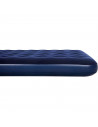 Tradineur - Colchón hinchable doble para interior y exterior, cama inflable con válvula de inflado rápido y parche de reparación
