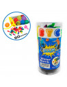 Tradineur - Set de 50 globos de agua, incluye boquilla y bolsa de red, bombas de agua, juego infantil para exterior, niños, vera