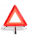 Tradineur - Triángulo reflectante de emergencia homologado para coche, incluye estuche de plástico, señalización, advertencia, a