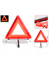 Tradineur - Triángulo reflectante de emergencia homologado para coche, incluye estuche de plástico, señalización, advertencia, a