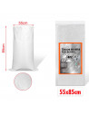 Tradineur - Pack de 4 sacos de rafia, escombro, bolsas reforzadas para jardín, obra, contrucción, reutilizables, resistentes (Bl