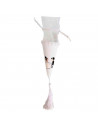 Tradineur - Pack de 12 cucuruchos para boda, conos para rellenar con arroz, pétalos o confeti, ceremonias, fiestas (Blanco, 5 x
