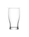 Tradineur - Set de 6 vasos de cerveza "Belek", cristal con base gruesa, resistentes, aptos para lavavajillas, bebidas, refrescos