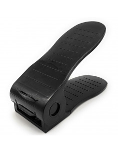 Tradineur - Organizador de calzado ajustable, polipropileno, ahorrar espacio, soporte para zapatos, doble capa, almacenamiento (