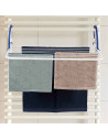 Tradineur - Tendedero plegable para balcón o radiador, 7 metros de tendido, metal y plástico, soporte para tender ropa, 63 x 49,