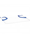 Tradineur - Tendedero plegable para balcón o radiador, 7 metros de tendido, metal y plástico, soporte para tender ropa, 63 x 49,
