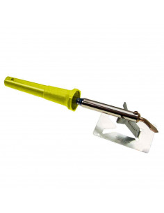 Tradineur - Soldador de 60W - Fabricado en Metal y Plástico - Mango ergonómico y antideslizante - Ideal para soldaduras en circu