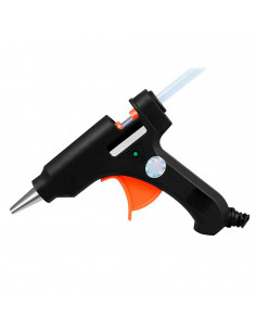 Tradineur - Pistola de silicona - 20W - Pistola para Artesanía de Bricolaje, Reparaciones Rápidas, Decoración del Festival.
