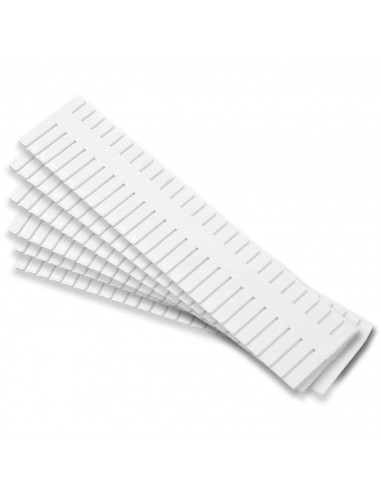 Tradineur - Pack de 6 separadores para cajones - Fabricados en plástico - Organización, Placa ajustable, Esencial. - 45 x 9 cm -