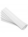 Tradineur - Pack de 6 separadores para cajones - Fabricados en plástico - Organización, Placa ajustable, Esencial. - 45 x 9 cm -