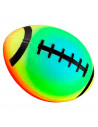 Tradineur - Pelota de rugby hinchable para niños, balón de juguete infantil con válvula de inflado, playa, piscina, verano (Mult