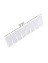 Tradineur - Pack de 3 separadores para cajones - Fabricados en plástico - Organización, Placa ajustable, Esencial. - 42 x 7 cm -