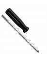 Tradineur - Destornillador reversible - 2 en 1 - Plano y estrella - Herramienta manual - Ideal para la reparación - 15,5 cm